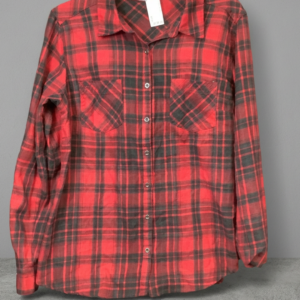 Maurices Red Plaid Shirt